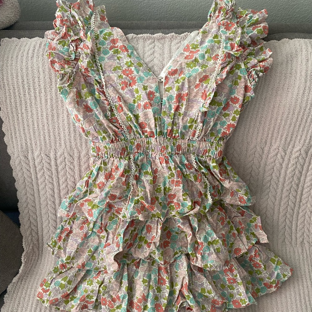 Love the Label Floral Ruffle Dress